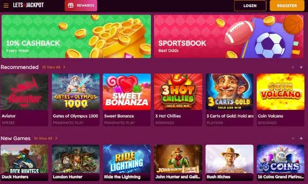 LetsJackpot Casino Nederland – Analyse van spellen en bonussen image 3